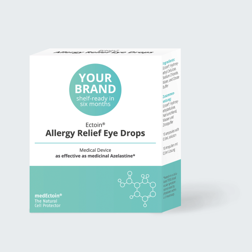 Medizinisches Verpackungsdesign für Allergieprodukt