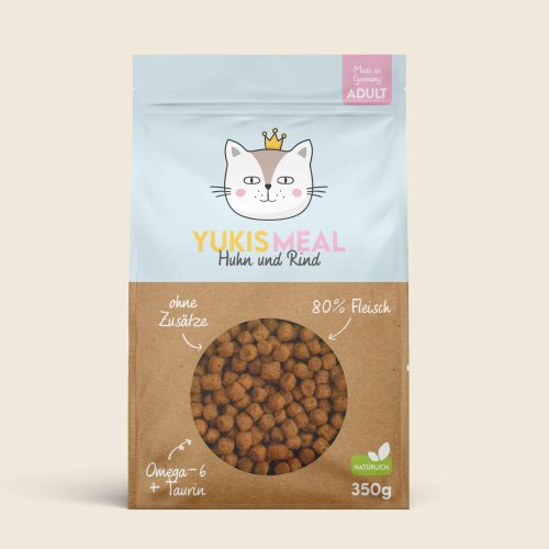 Katzentrockenfutter Yukismeal Packaging Design