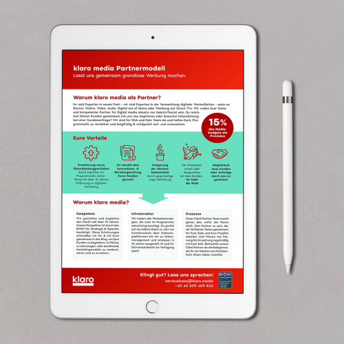 Klaro Media Onepager
